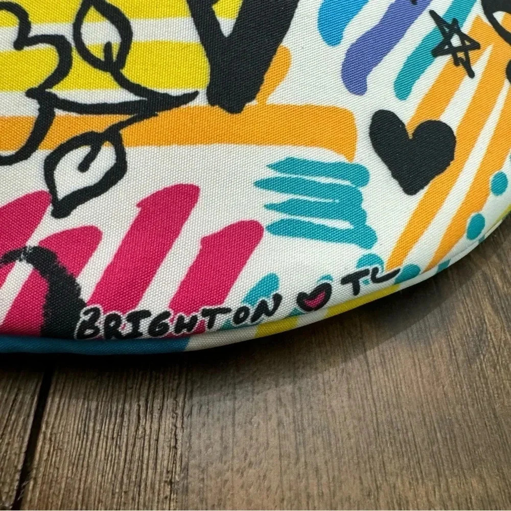 Brighton Graffiti Love Cross Body Belt Bag. Excellent condition. Retail $78 - Picture 4 of 9